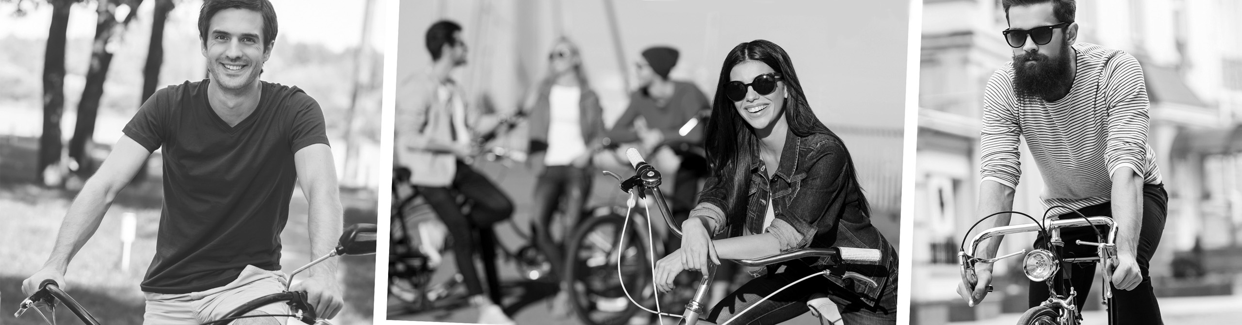 Radfahrer in der Freizeit Header image