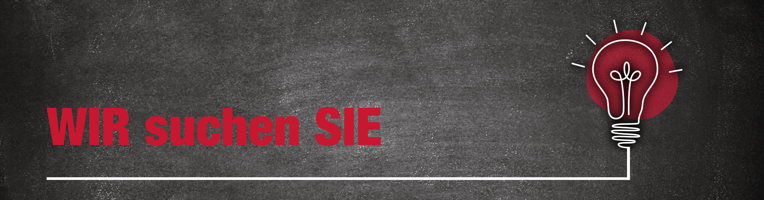 Wir suchen Sie! Header image